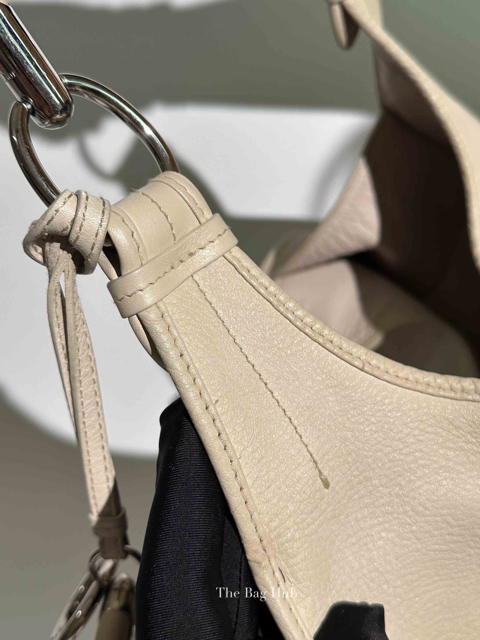 Dior Ivory Calfskin 61 Medium Tote Bag