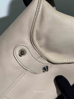 Dior Ivory Calfskin 61 Medium Tote Bag