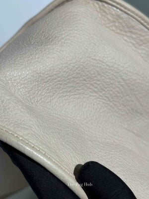 Dior Ivory Calfskin 61 Medium Tote Bag