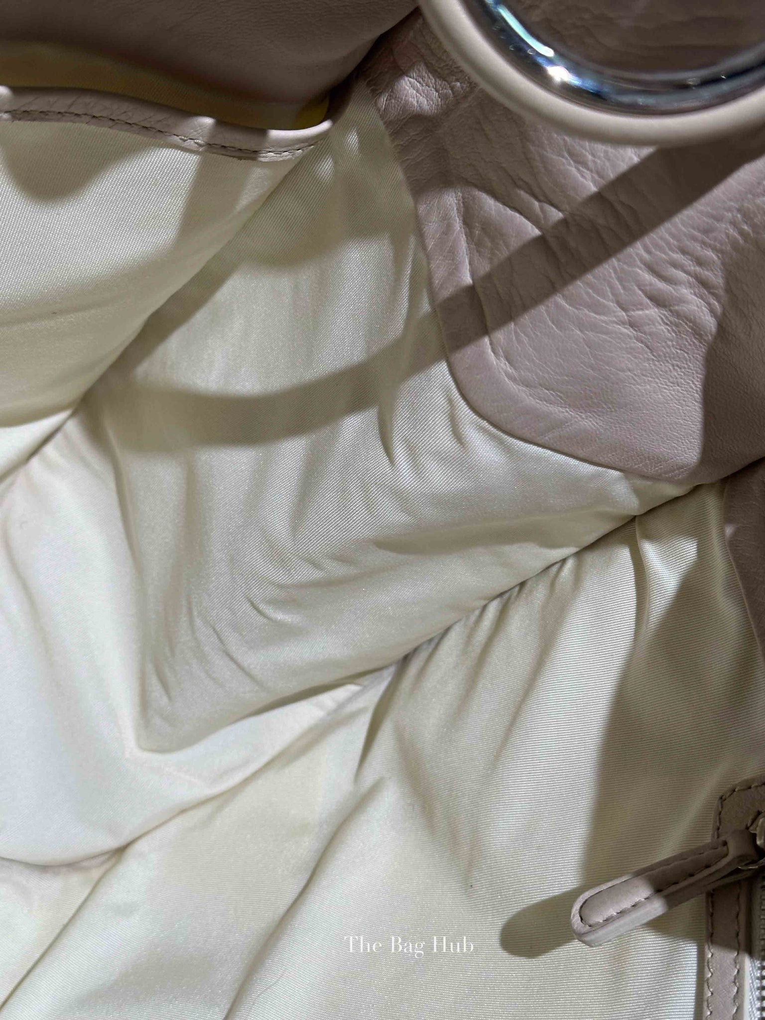 Dior Ivory Calfskin 61 Medium Tote Bag
