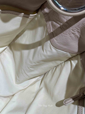 Dior Ivory Calfskin 61 Medium Tote Bag