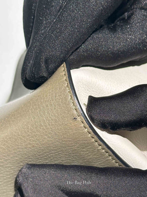 Loewe Khaki Green/Black/Soft White Calfskin Small Hammock Bag
