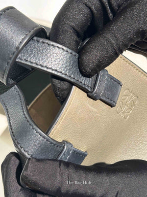 Loewe Khaki Green/Black/Soft White Calfskin Small Hammock Bag