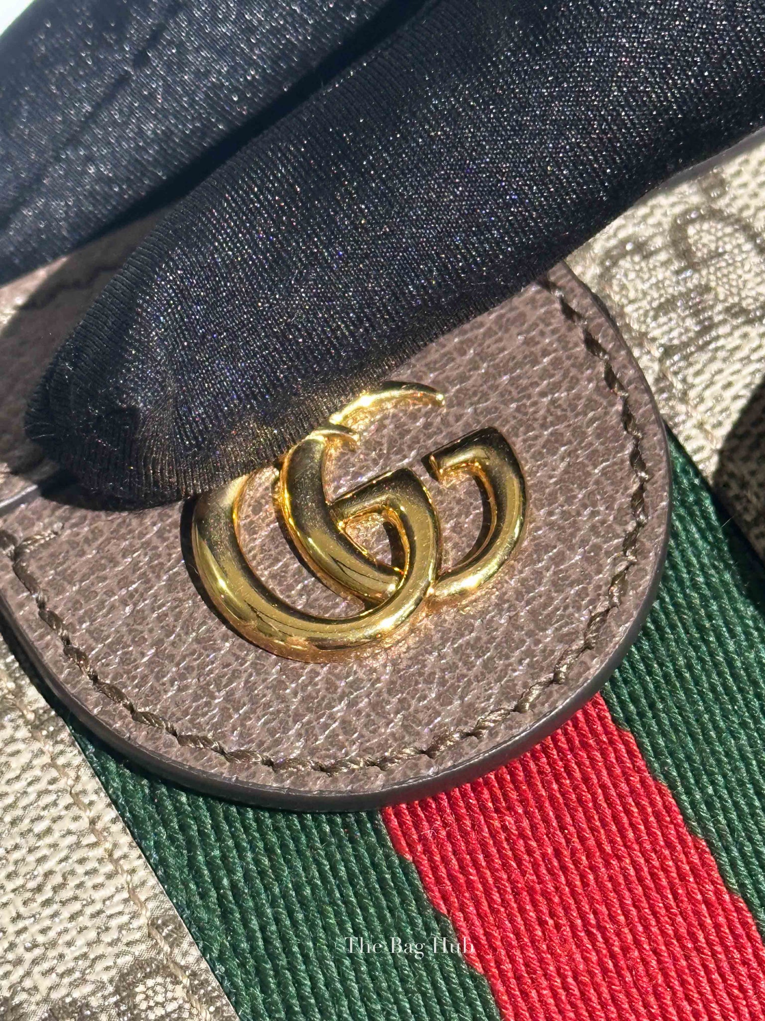 Gucci Brown GG Supreme Canvas Ophidia Mini Shoulder Bag