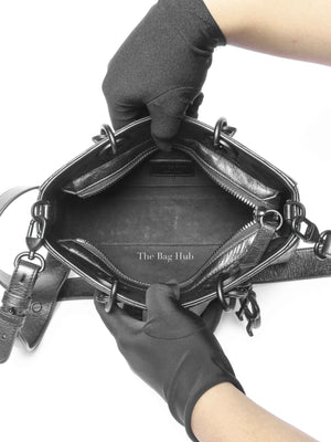 Dior Black Macrocannage Crinkled Calfskin Small Lady D-Sire My ABCDior Bag