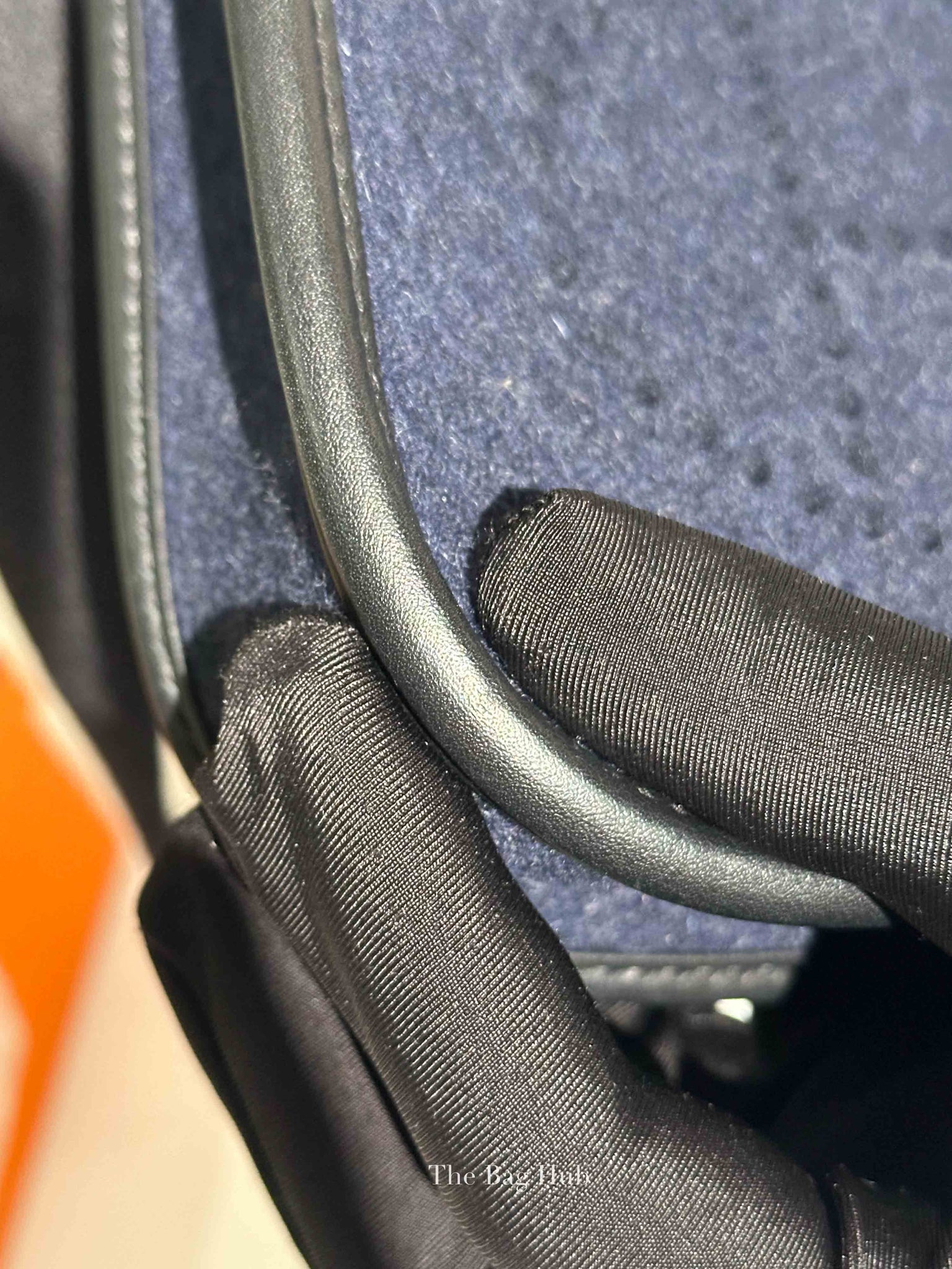 Hermes Bleu Nuit/Black Swift Sangle Wooly Evelyne TPM Bag
