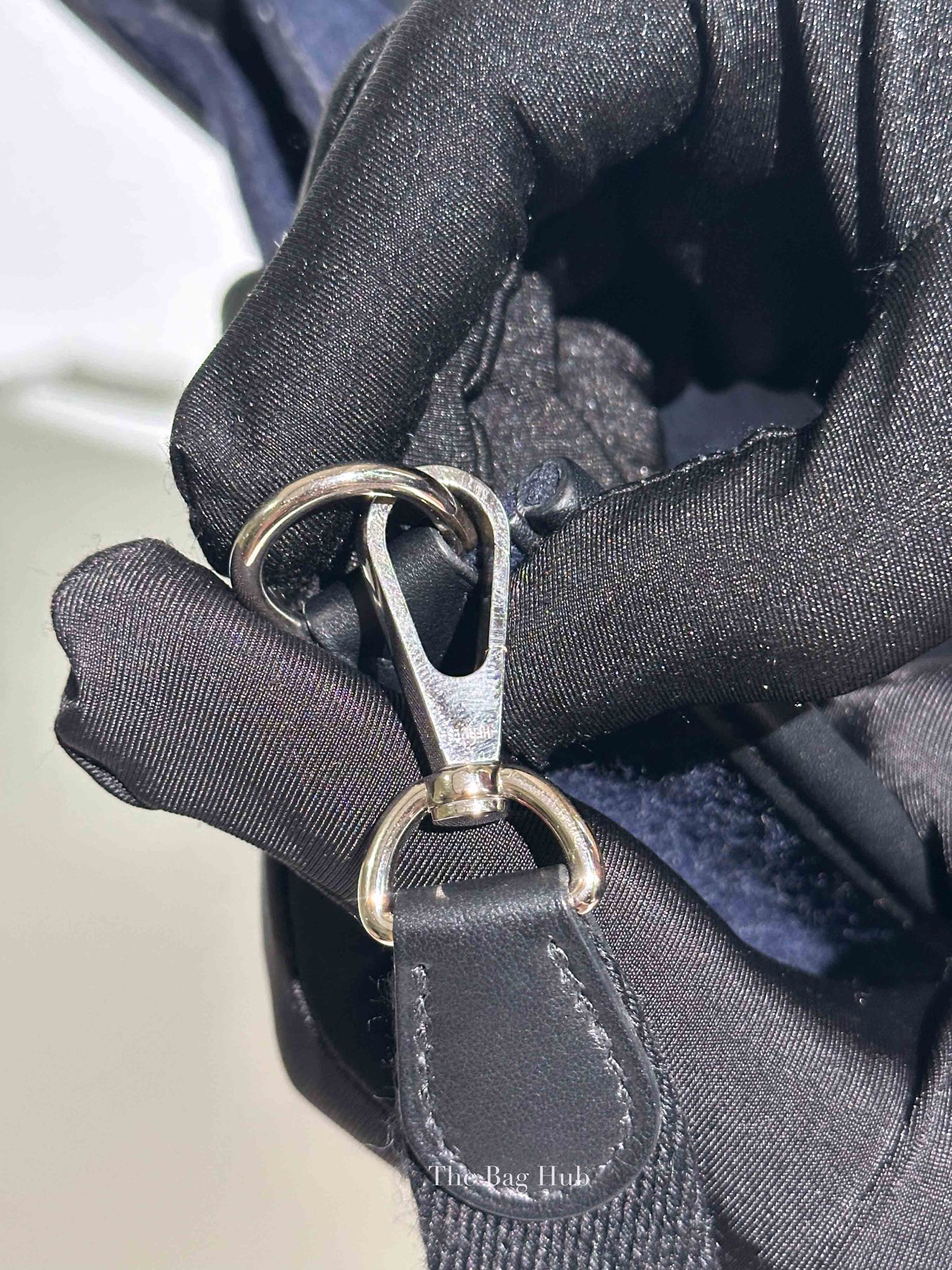 Hermes Bleu Nuit/Black Swift Sangle Wooly Evelyne TPM Bag