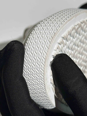 Hermes Prunoir/Blanc Leather Get Sneakers Size 38.5