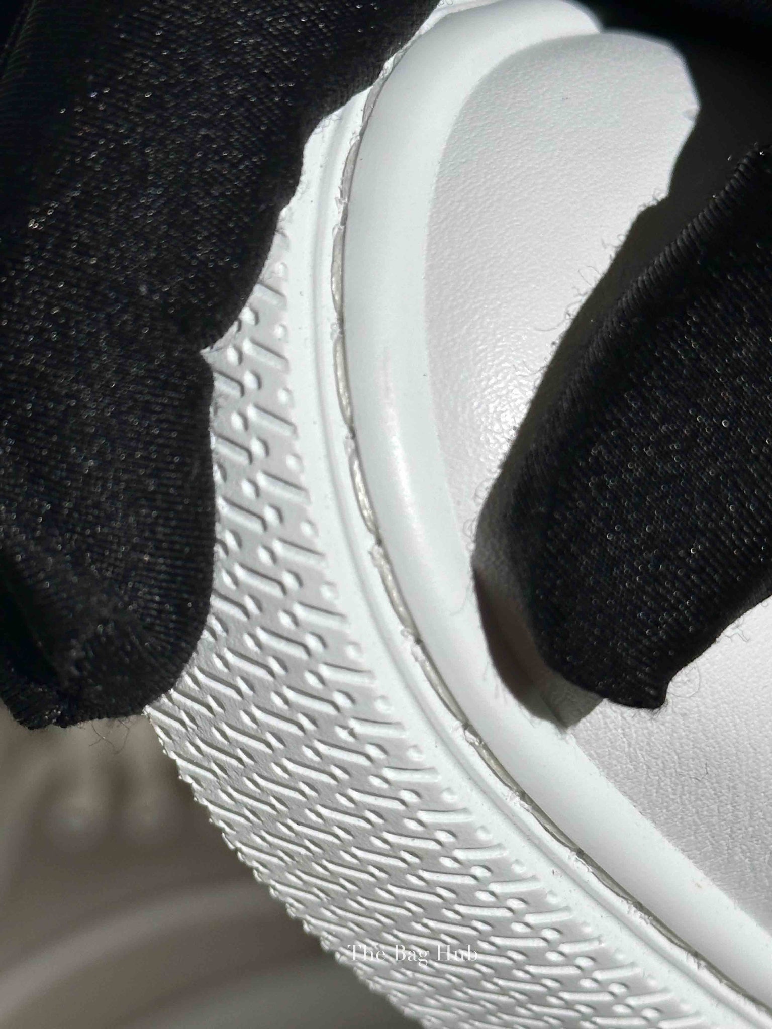 Hermes Prunoir/Blanc Leather Get Sneakers Size 38.5