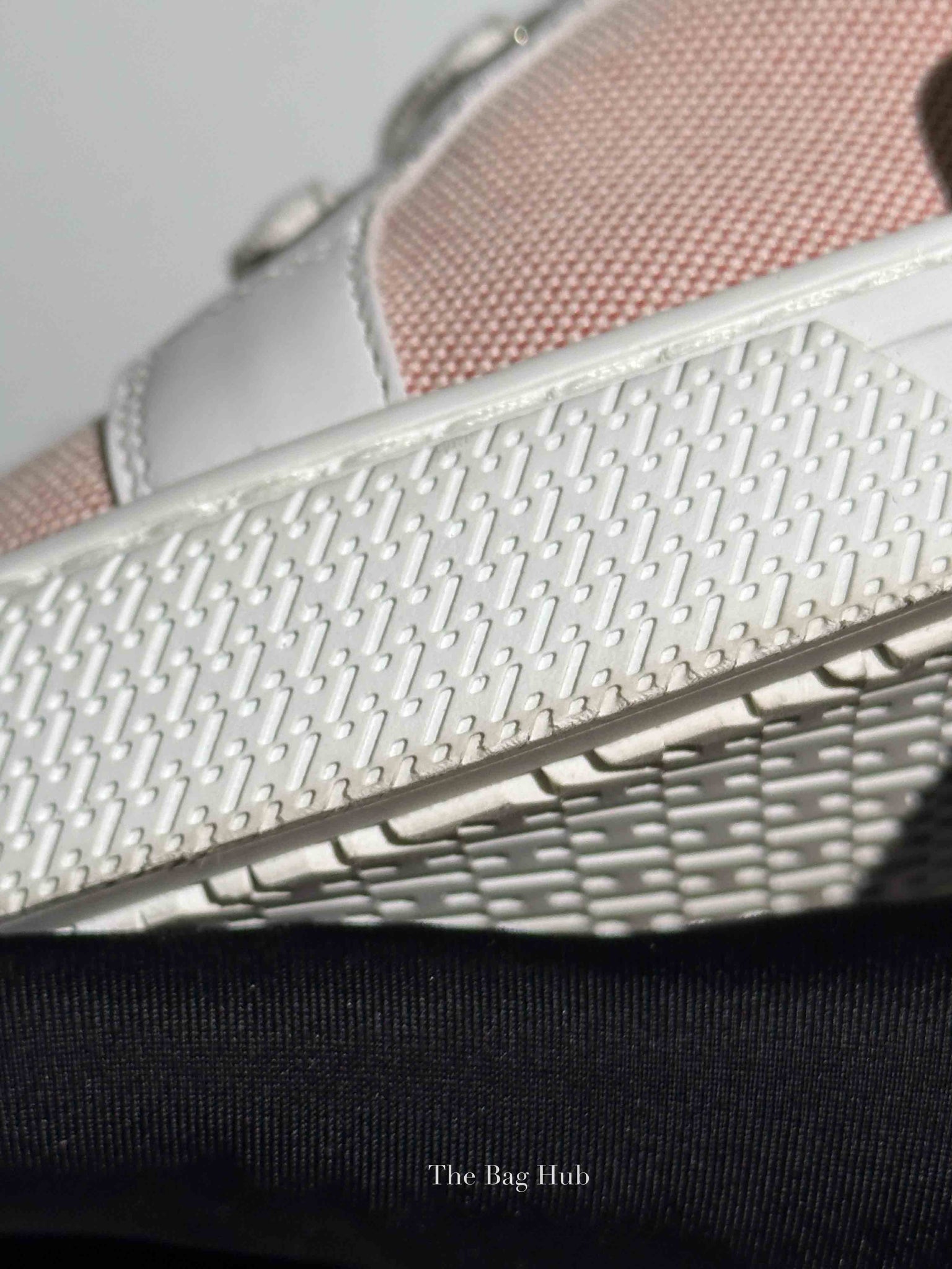 Hermes Framboise/Blanc Canvas Day Sneakers Size 38.5 PHW