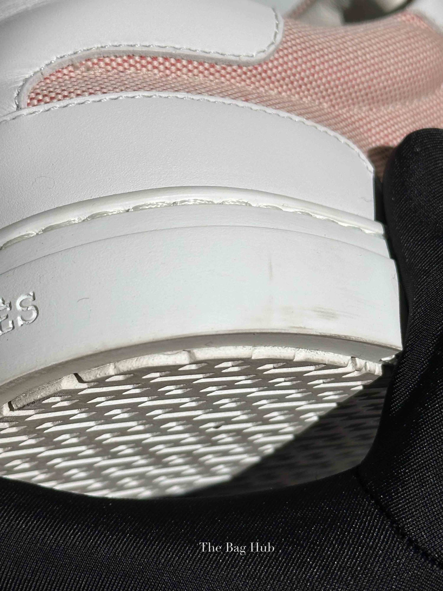 Hermes Framboise/Blanc Canvas Day Sneakers Size 38.5 PHW