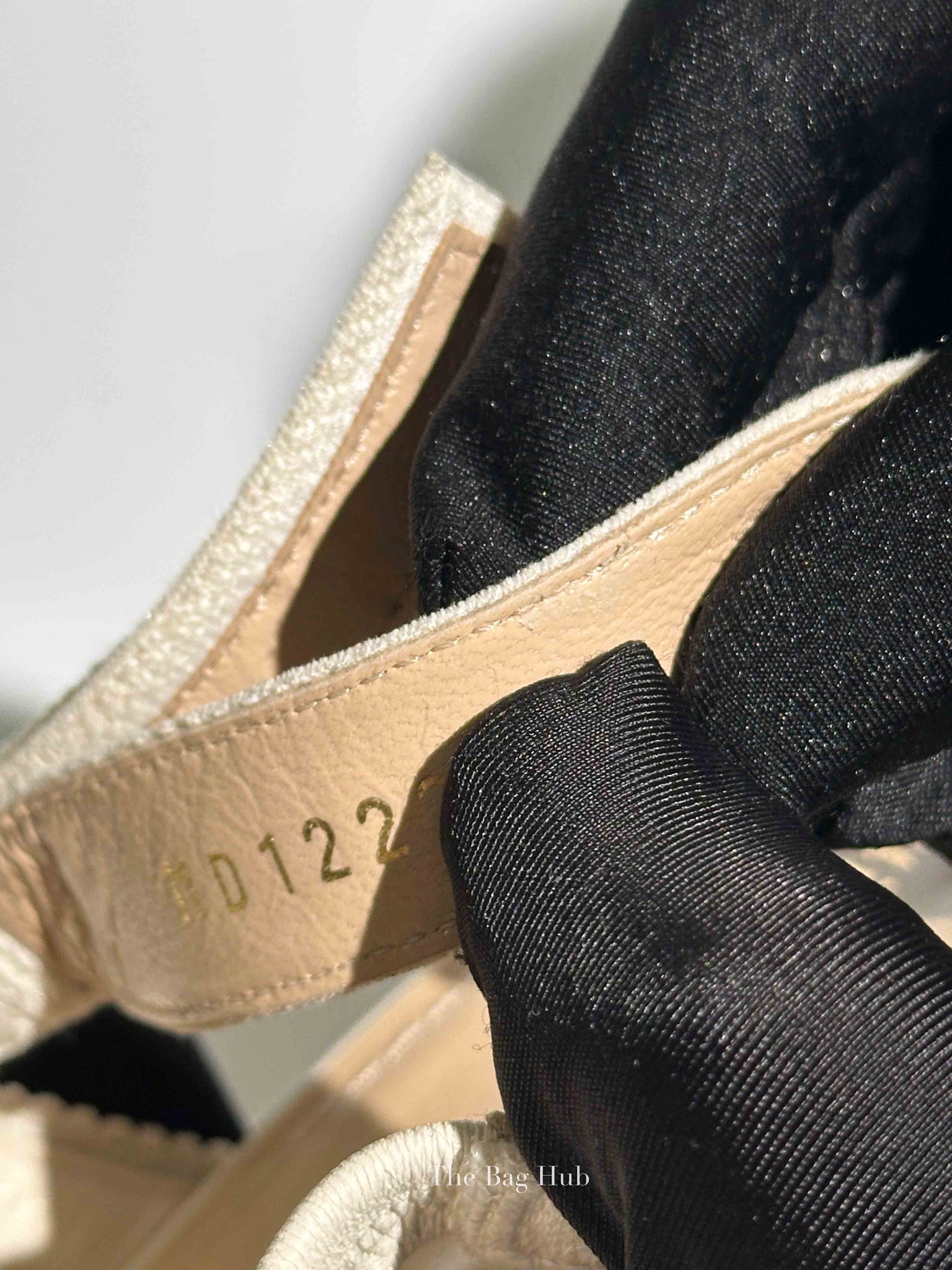 Dior Ivory Mesh Embroidered J'Adior Slingback Pumps Size 40