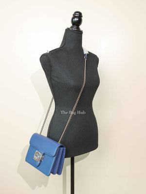 Gucci Caspian Leather Dollar Interlocking GG Small Shoulder Bag GHW