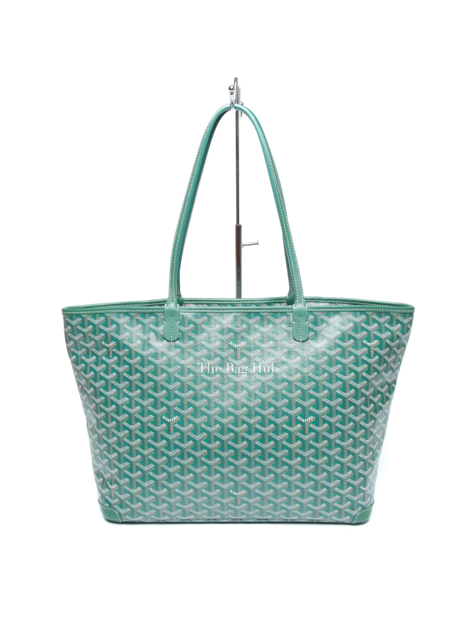 Goyard Green Canvas Artois MM Tote Bag