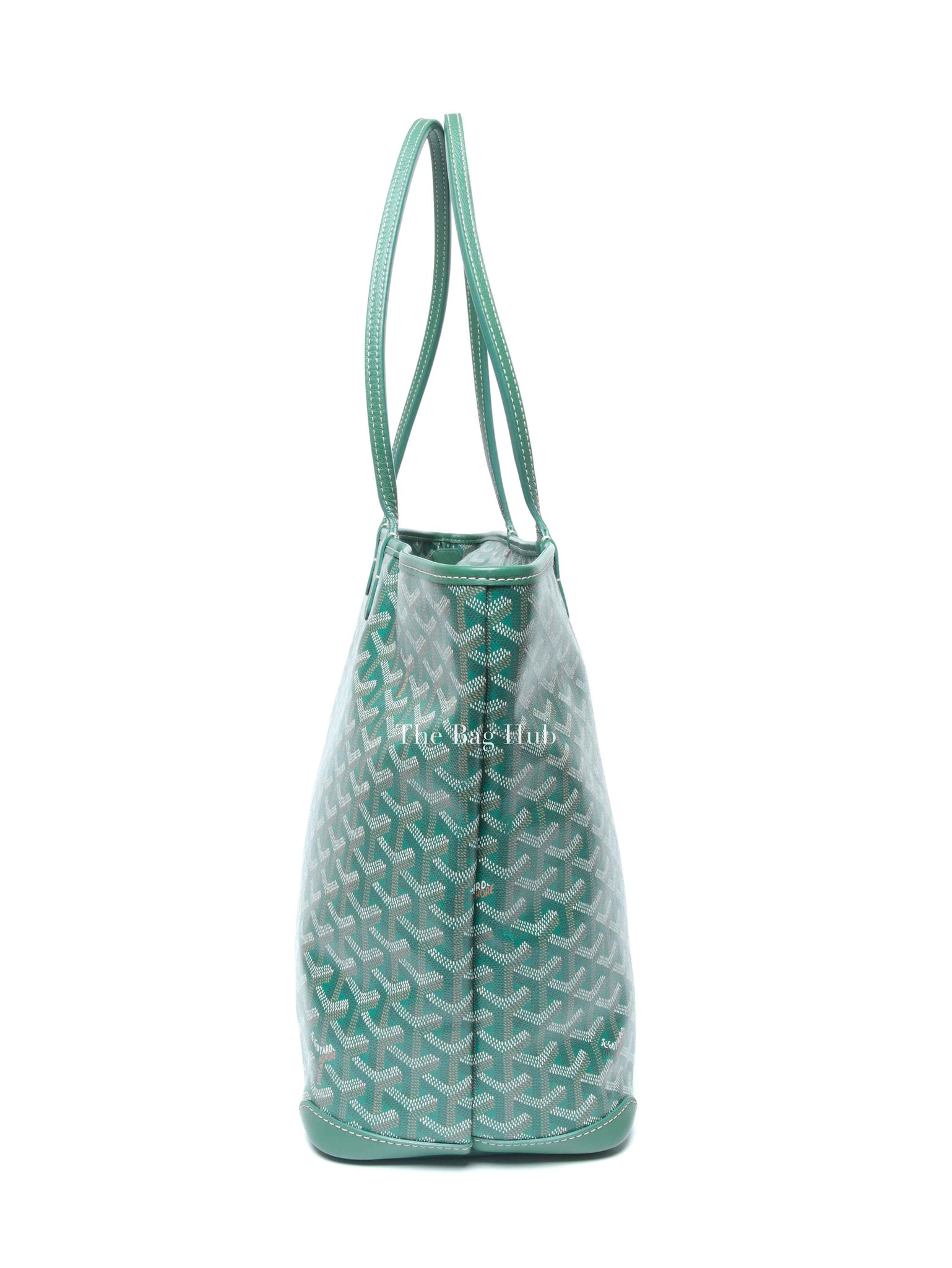 Goyard Green Canvas Artois MM Tote Bag