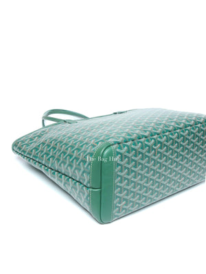 Goyard Green Canvas Artois MM Tote Bag