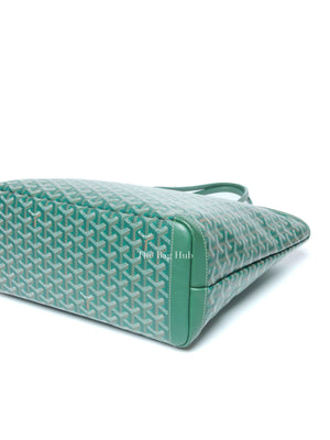 Goyard Green Canvas Artois MM Tote Bag