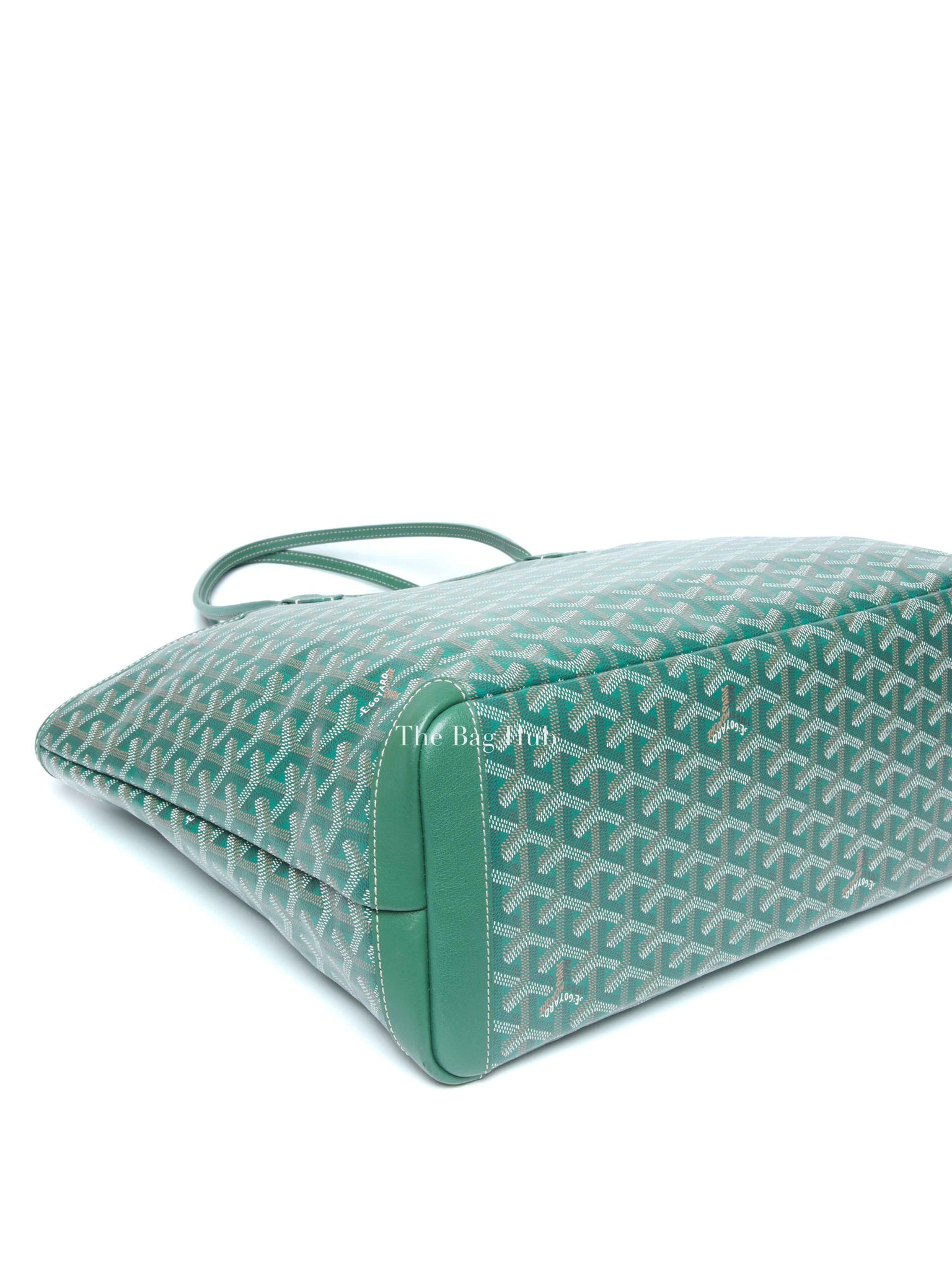 Goyard Green Canvas Artois MM Tote Bag