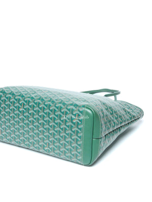 Goyard Green Canvas Artois MM Tote Bag