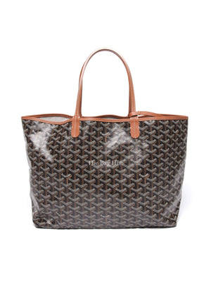 Goyard Black/Tan Canvas St. Louis PM Tote Bag