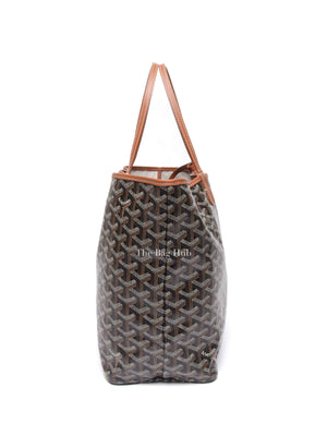 Goyard Black/Tan Canvas St. Louis PM Tote Bag