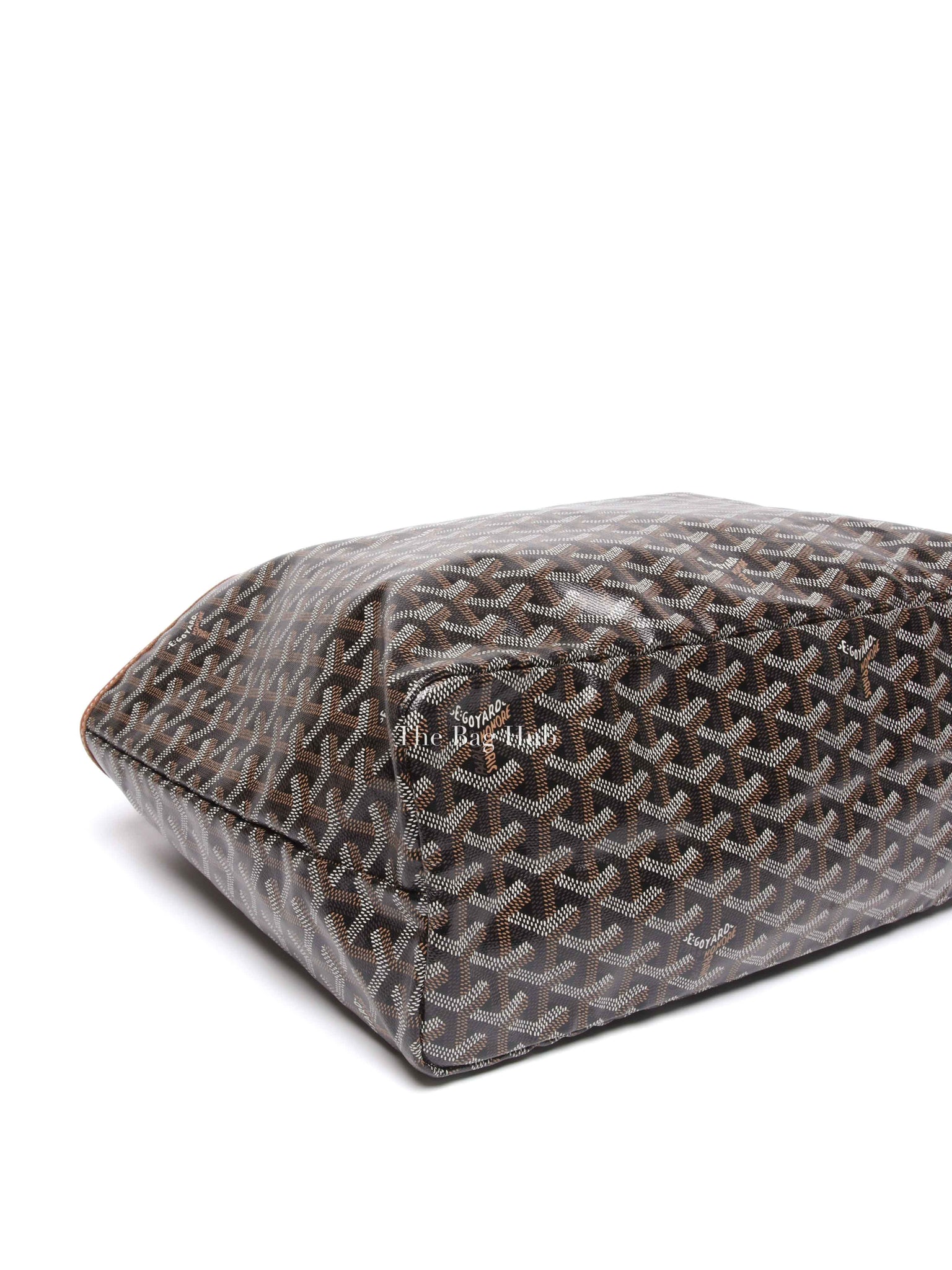 Goyard Black/Tan Canvas St. Louis PM Tote Bag
