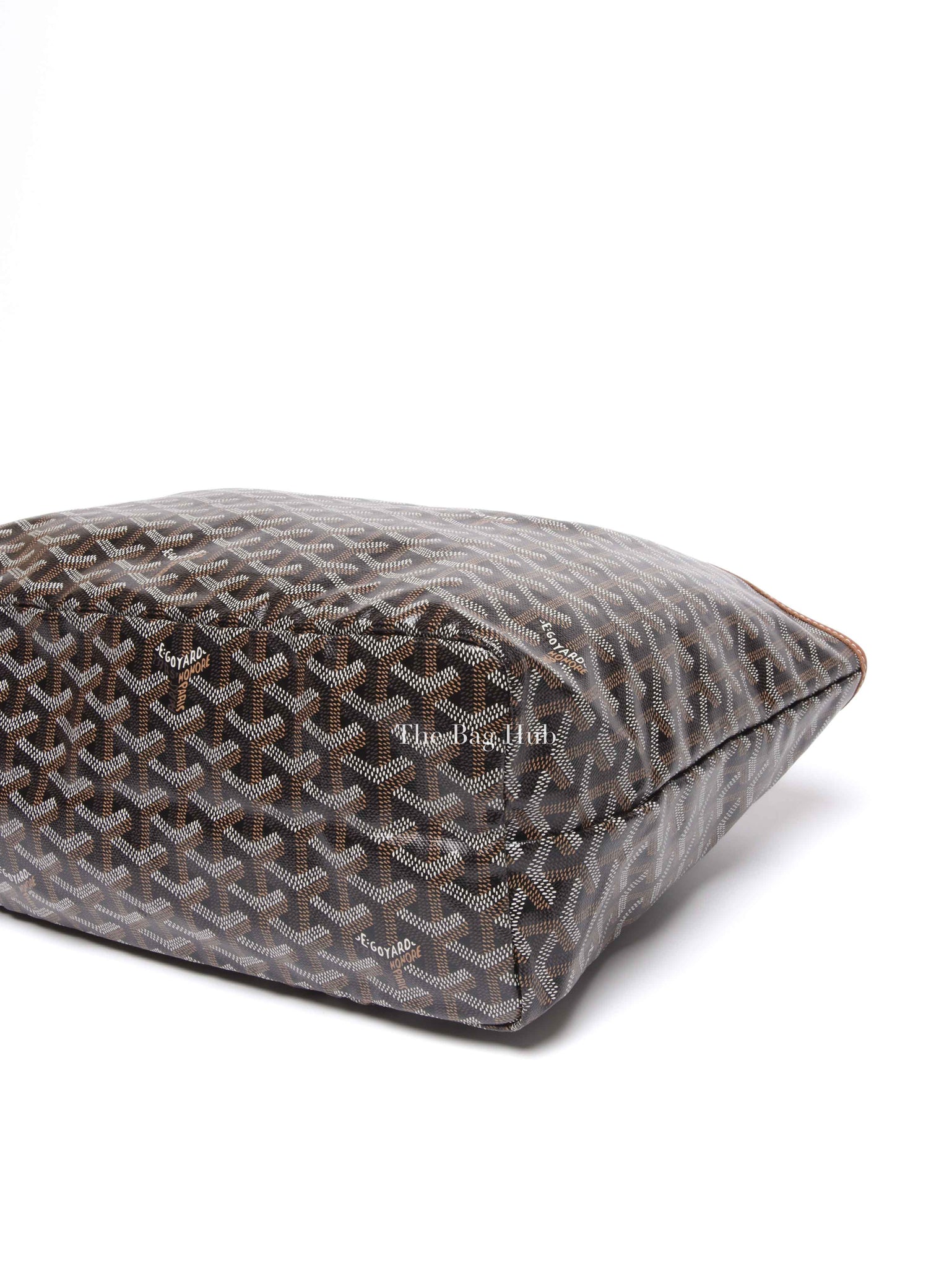 Goyard Black/Tan Canvas St. Louis PM Tote Bag