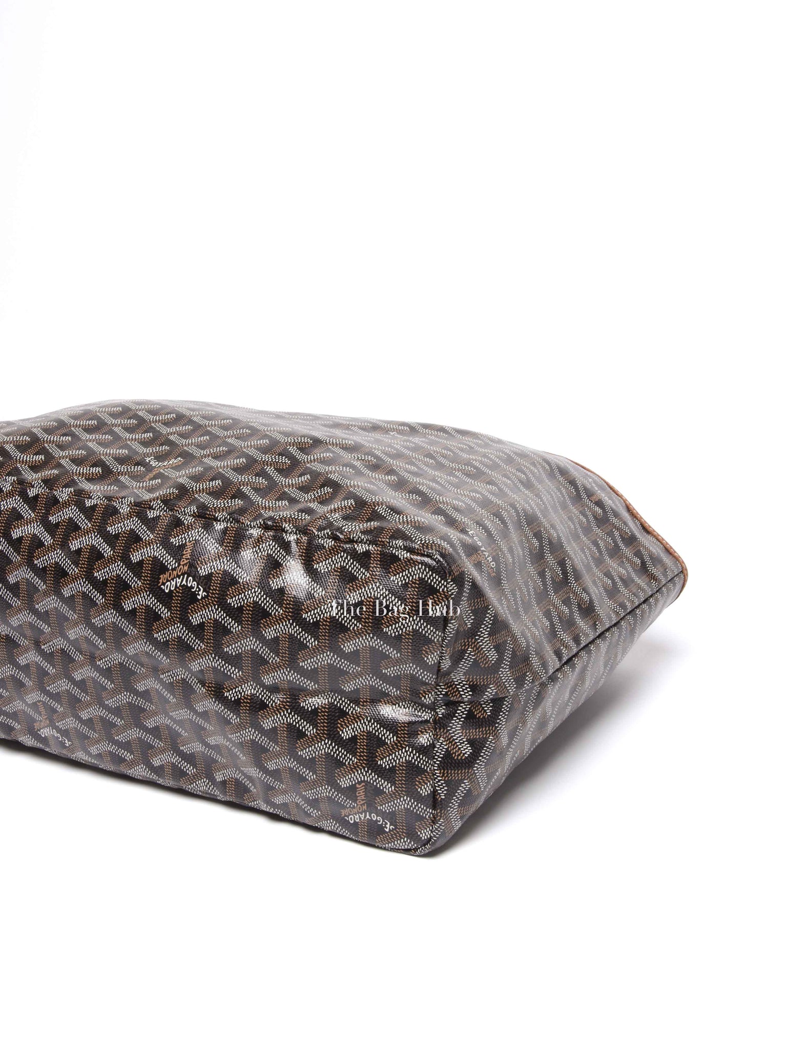 Goyard Black/Tan Canvas St. Louis PM Tote Bag