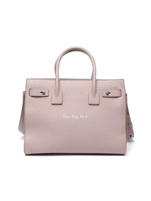 Saint Laurent Powder Pink Grained Calfskin Baby Sac De Jour Hand Bag