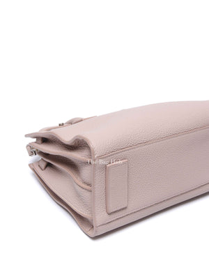 Saint Laurent Powder Pink Grained Calfskin Baby Sac De Jour Hand Bag