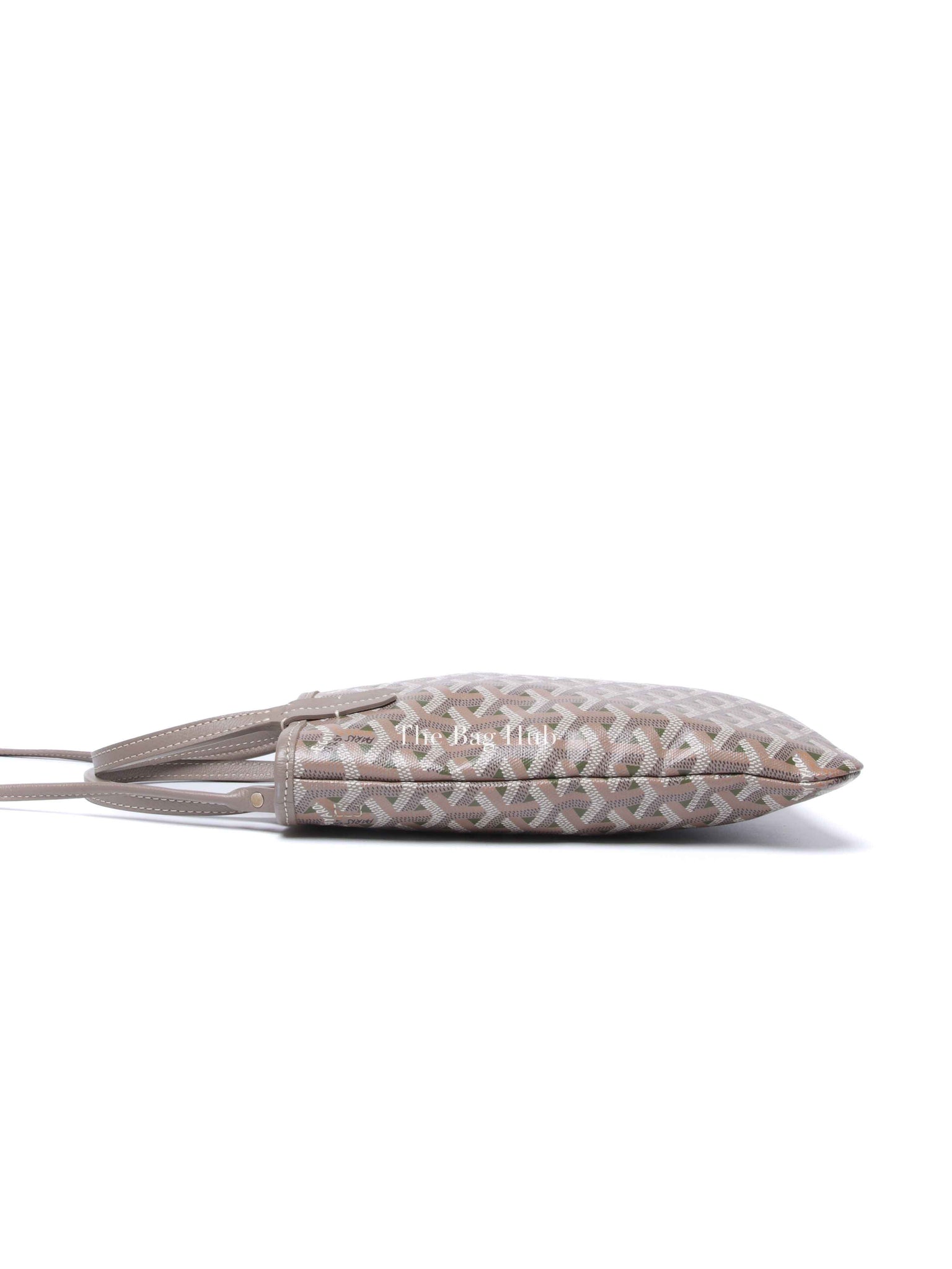 Goyard Khaki Grege Goyardine Poitiers Claire-Voie Tote Bag