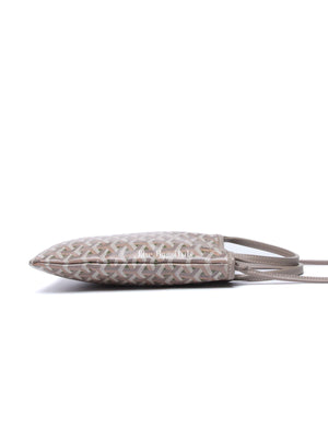 Goyard Khaki Grege Goyardine Poitiers Claire-Voie Tote Bag
