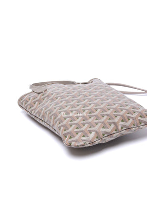 Goyard Khaki Grege Goyardine Poitiers Claire-Voie Tote Bag