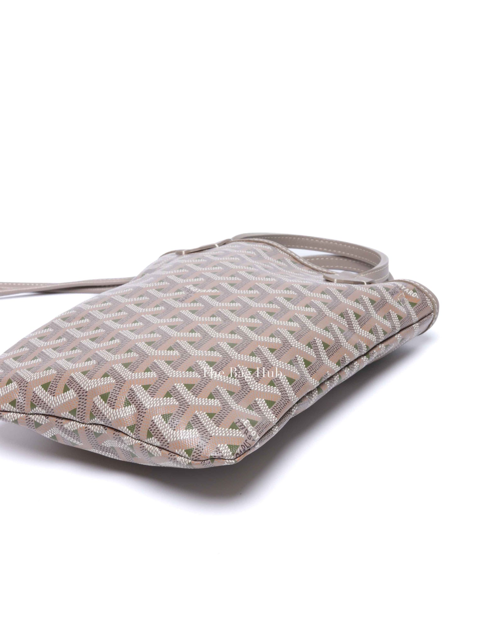 Goyard Khaki Grege Goyardine Poitiers Claire-Voie Tote Bag