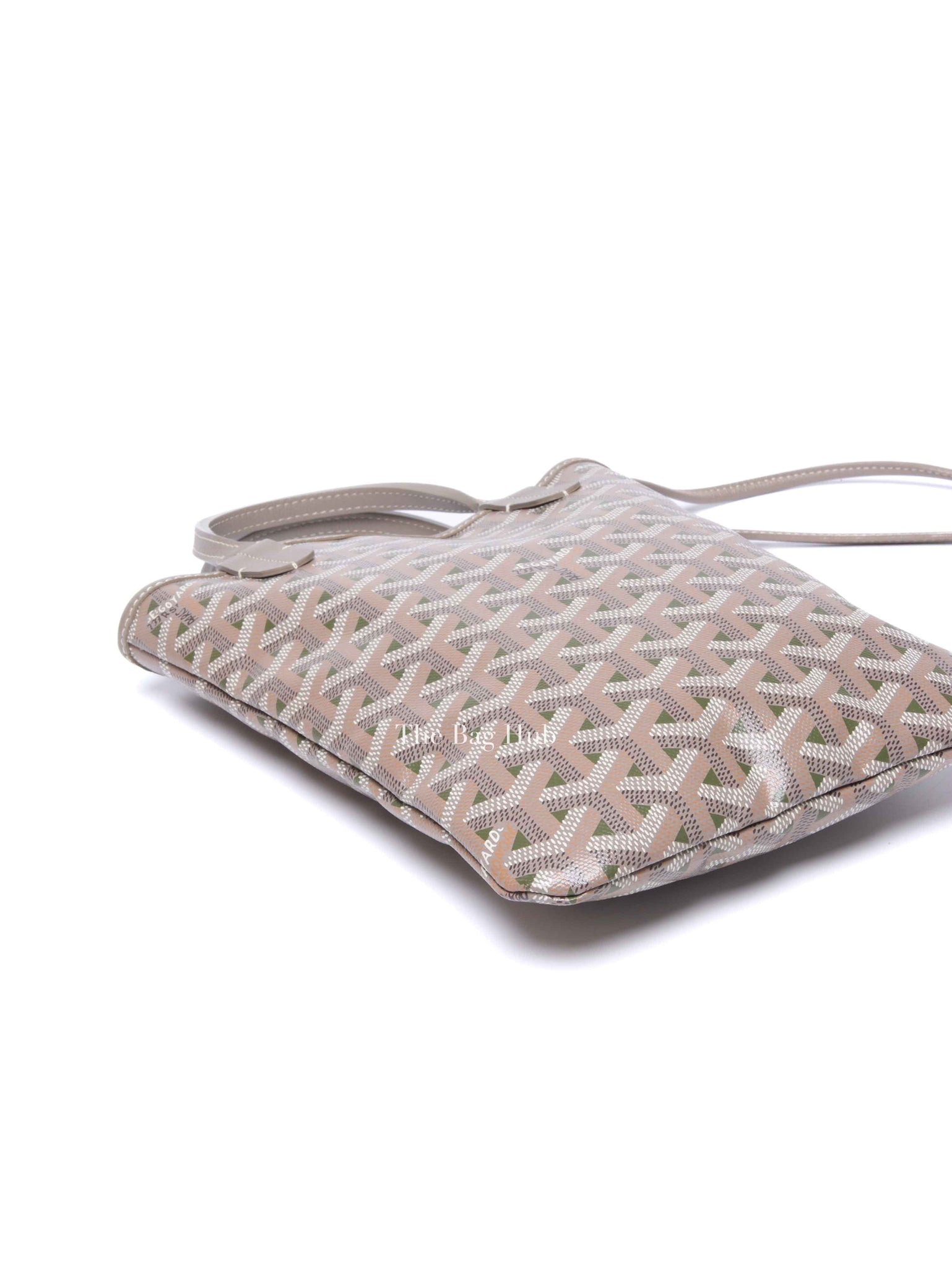 Goyard Khaki Grege Goyardine Poitiers Claire-Voie Tote Bag