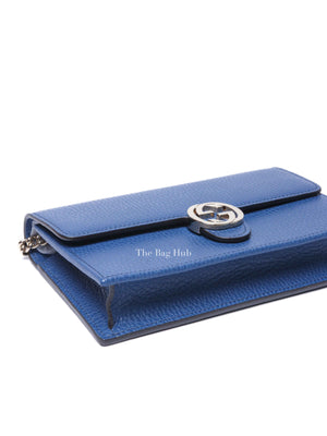 Gucci Caspian Leather Dollar Interlocking GG Wallet on Chain SHW