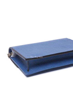 Gucci Caspian Leather Dollar Interlocking GG Wallet on Chain SHW