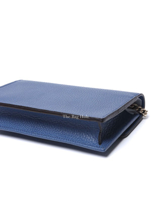 Gucci Caspian Leather Dollar Interlocking GG Wallet on Chain SHW