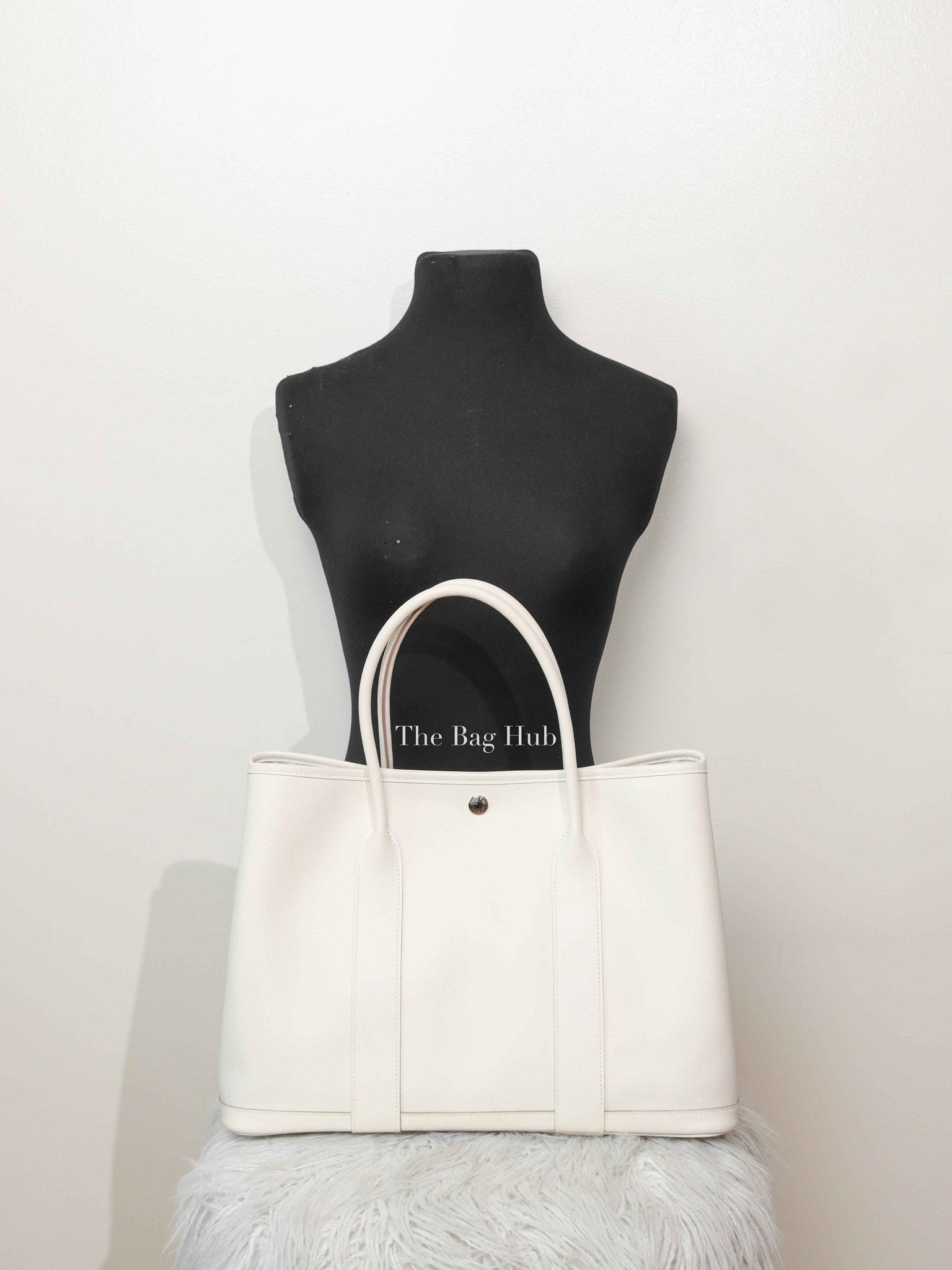 Hermes Beton Epsom Leather Garden Party 36 Bag