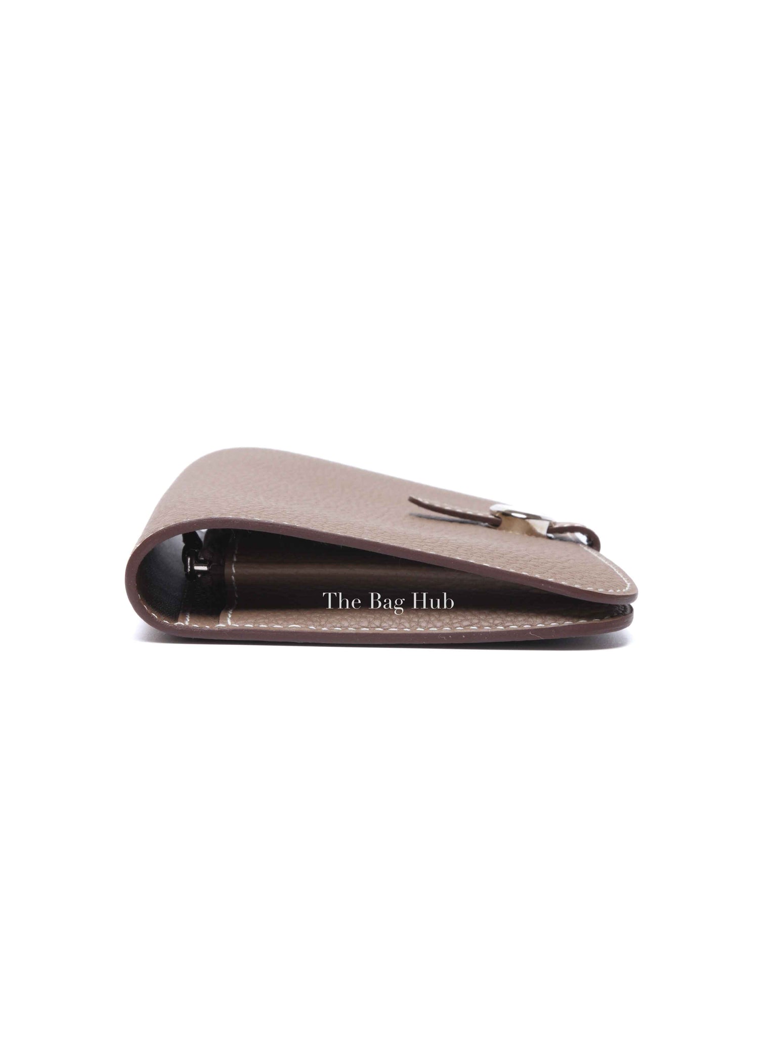 Hermes Etoupe Togo Leather Dogon Duo Wallet