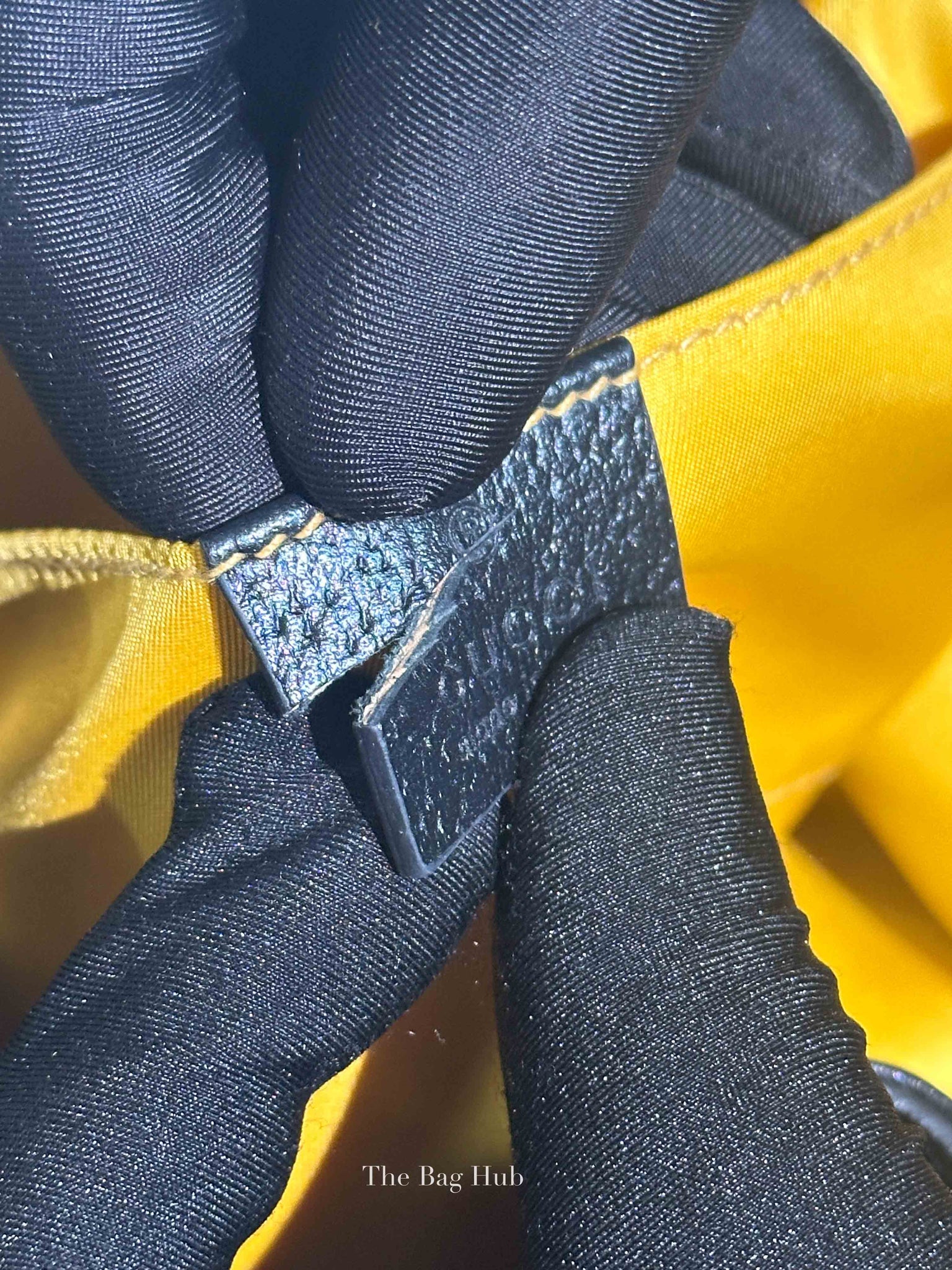 Gucci Yellow Econyl Nylon Monogram Off The Grid Drawstring Bucket Backpack