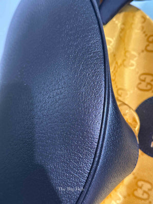 Gucci Yellow Econyl Nylon Monogram Off The Grid Drawstring Bucket Backpack