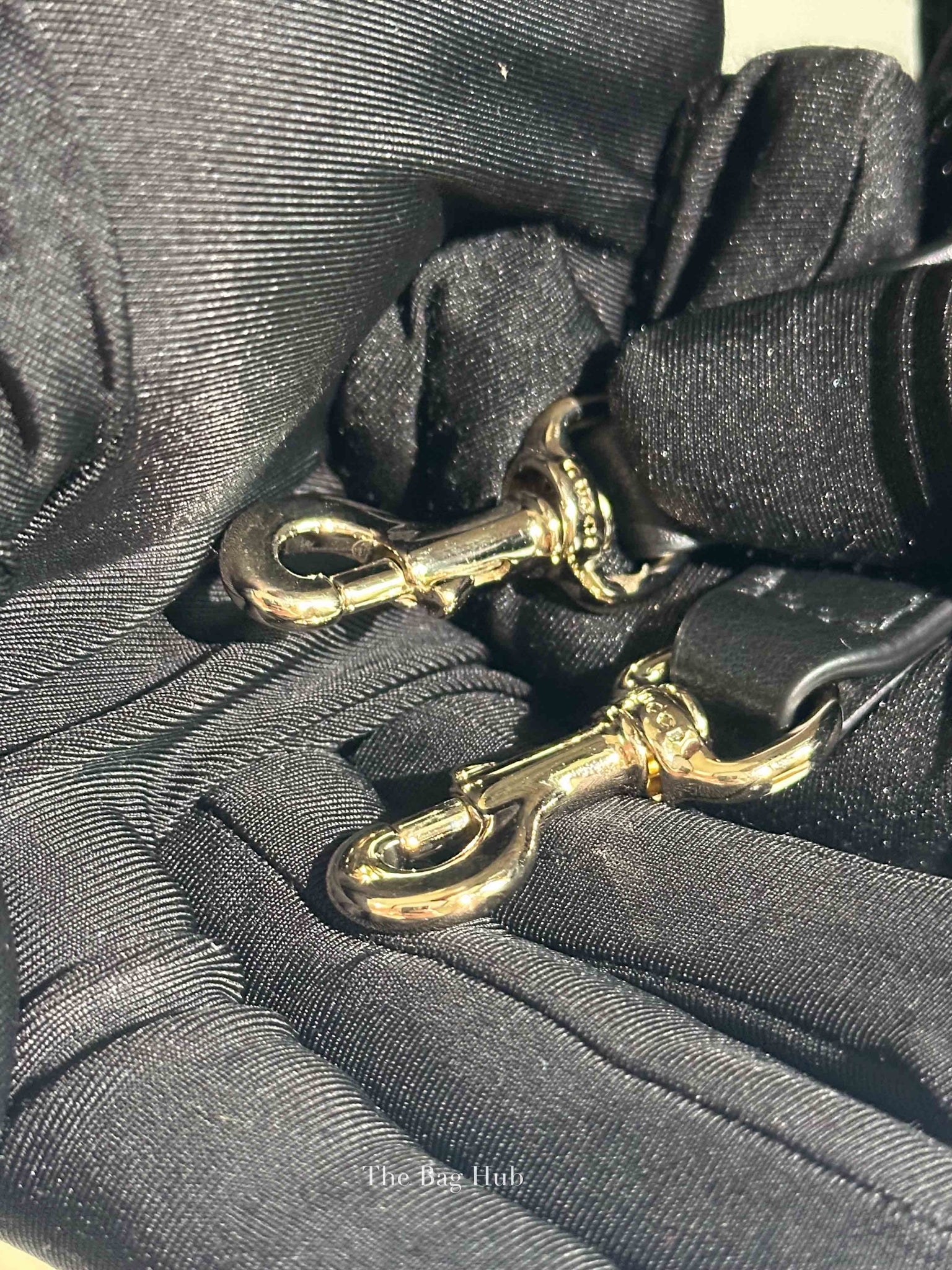Gucci Black Leather Microguccisima Mini Dome Bag