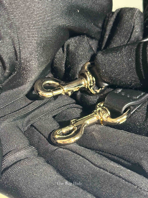 Gucci Black Leather Microguccisima Mini Dome Bag