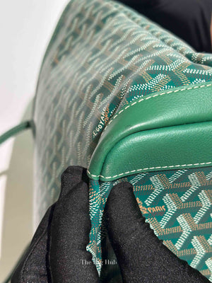Goyard Green Canvas Artois MM Tote Bag