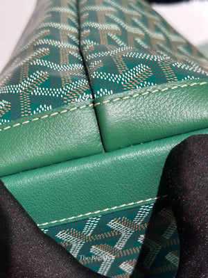 Goyard Green Canvas Artois MM Tote Bag