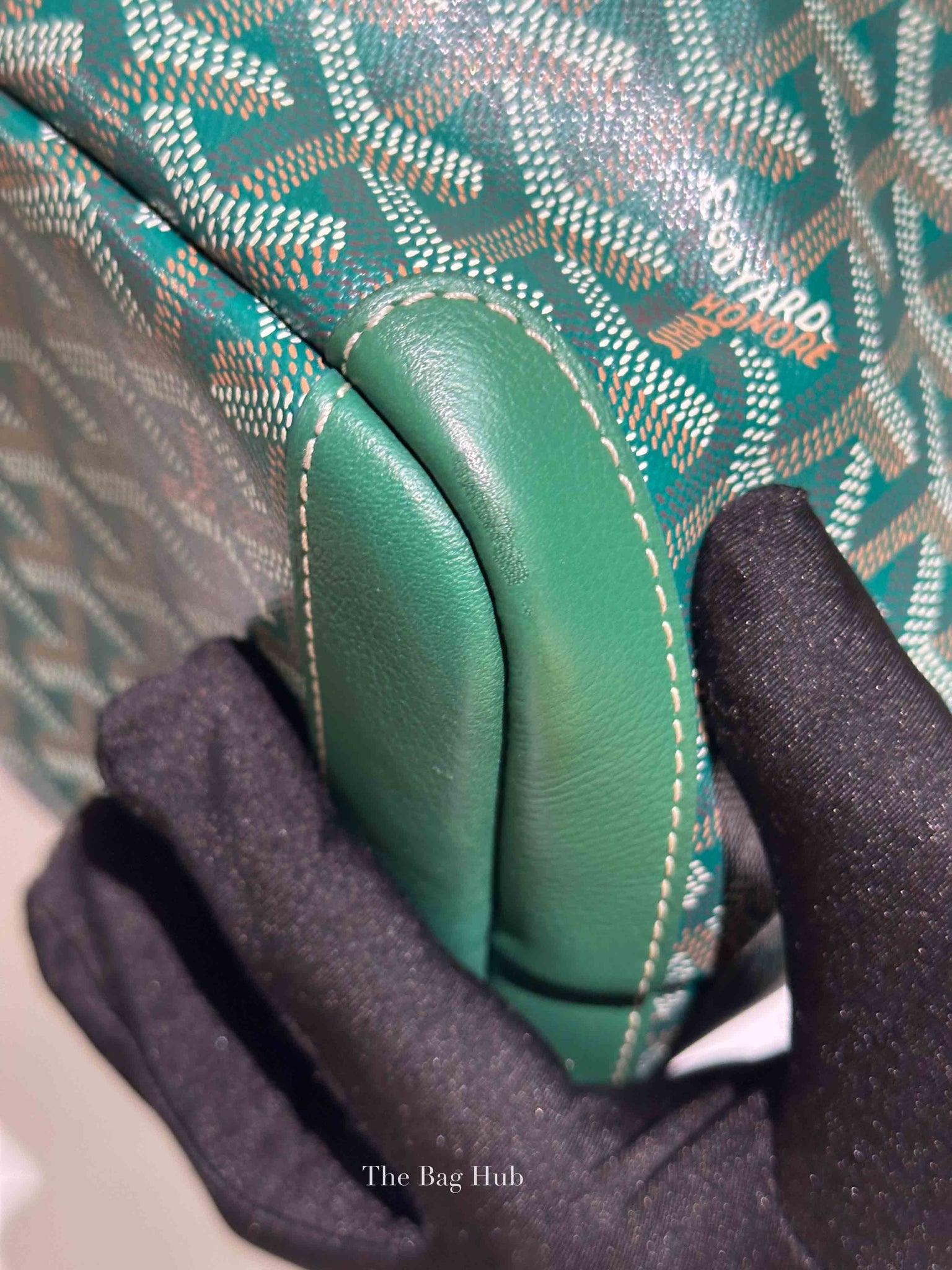 Goyard Green Canvas Artois MM Tote Bag