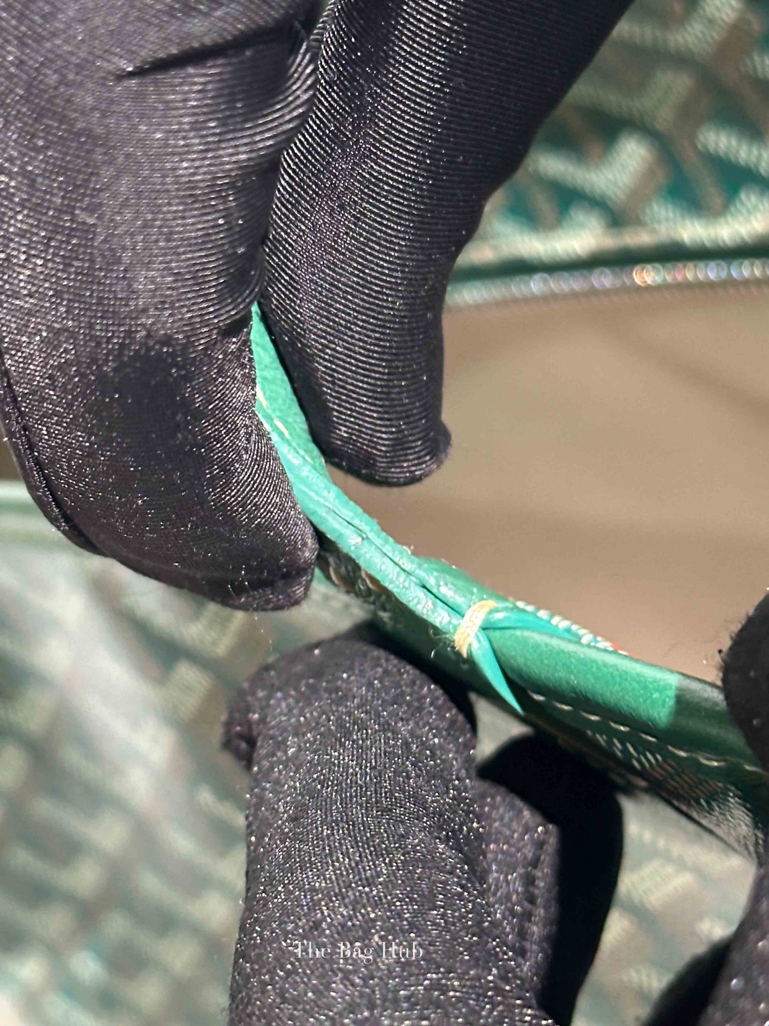 Goyard Green Canvas Artois MM Tote Bag