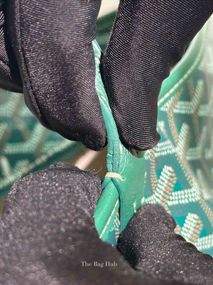 Goyard Green Canvas Artois MM Tote Bag