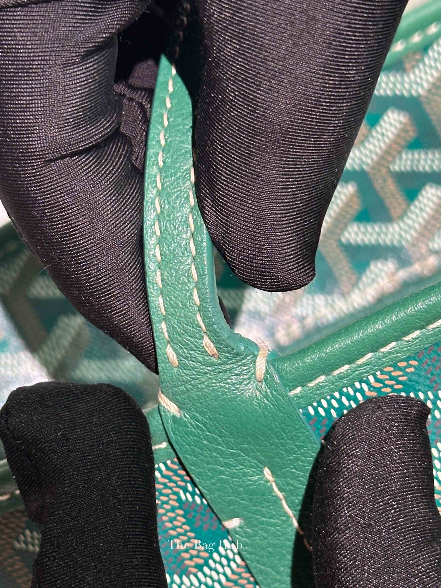 Goyard Green Canvas Artois MM Tote Bag